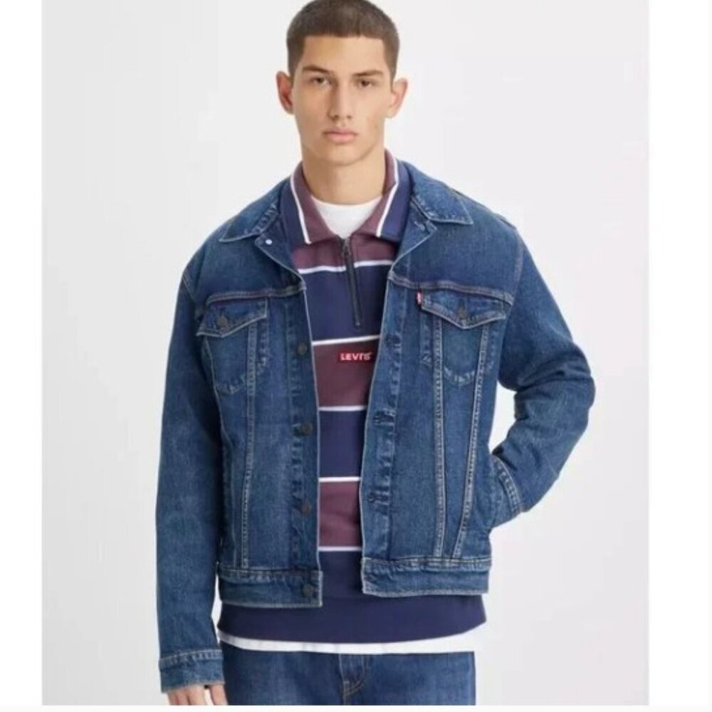 NWOT Levi's Unisex Original Trucker Jacket Blue Denim Size L